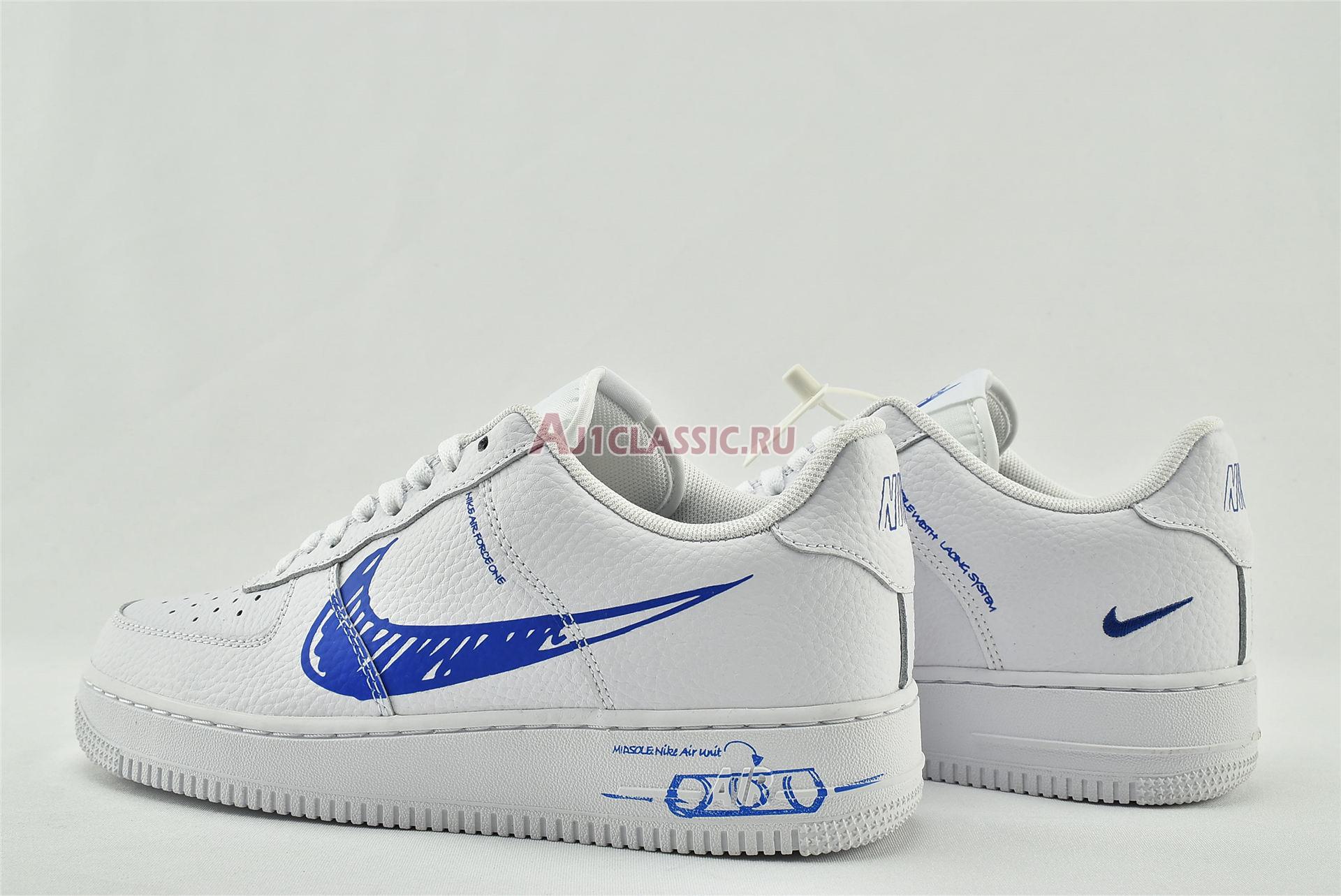 New Nike Air Force 1 Low "Sketch" CW7581-100 Shoes