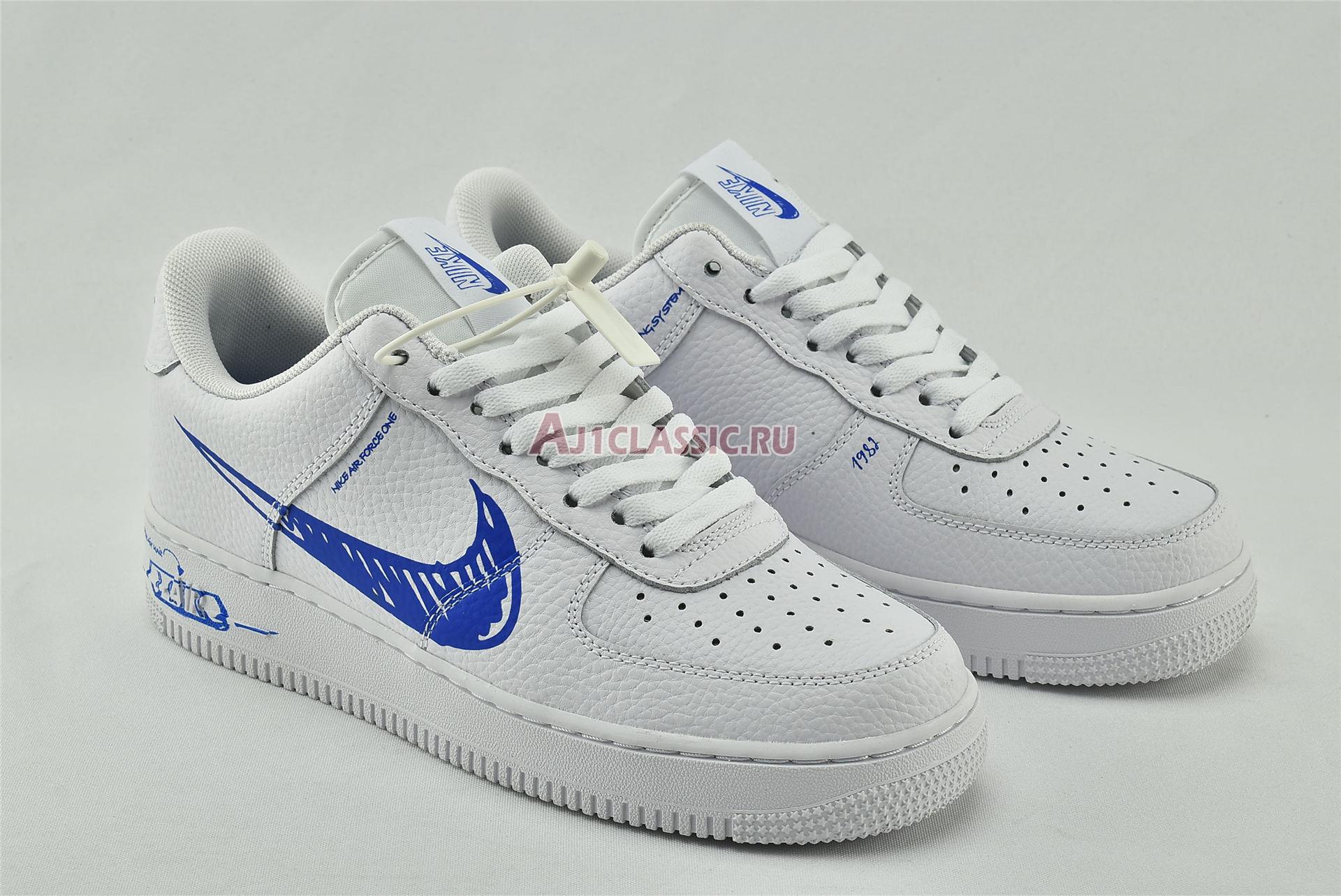 New Nike Air Force 1 Low "Sketch" CW7581-100 Shoes