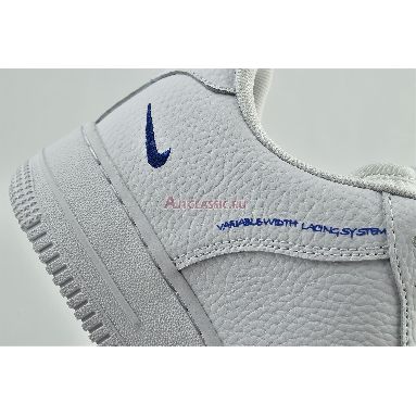 Nike Air Force 1 Low Sketch CW7581-100 White/Royal Blue Mens Womens Shoes