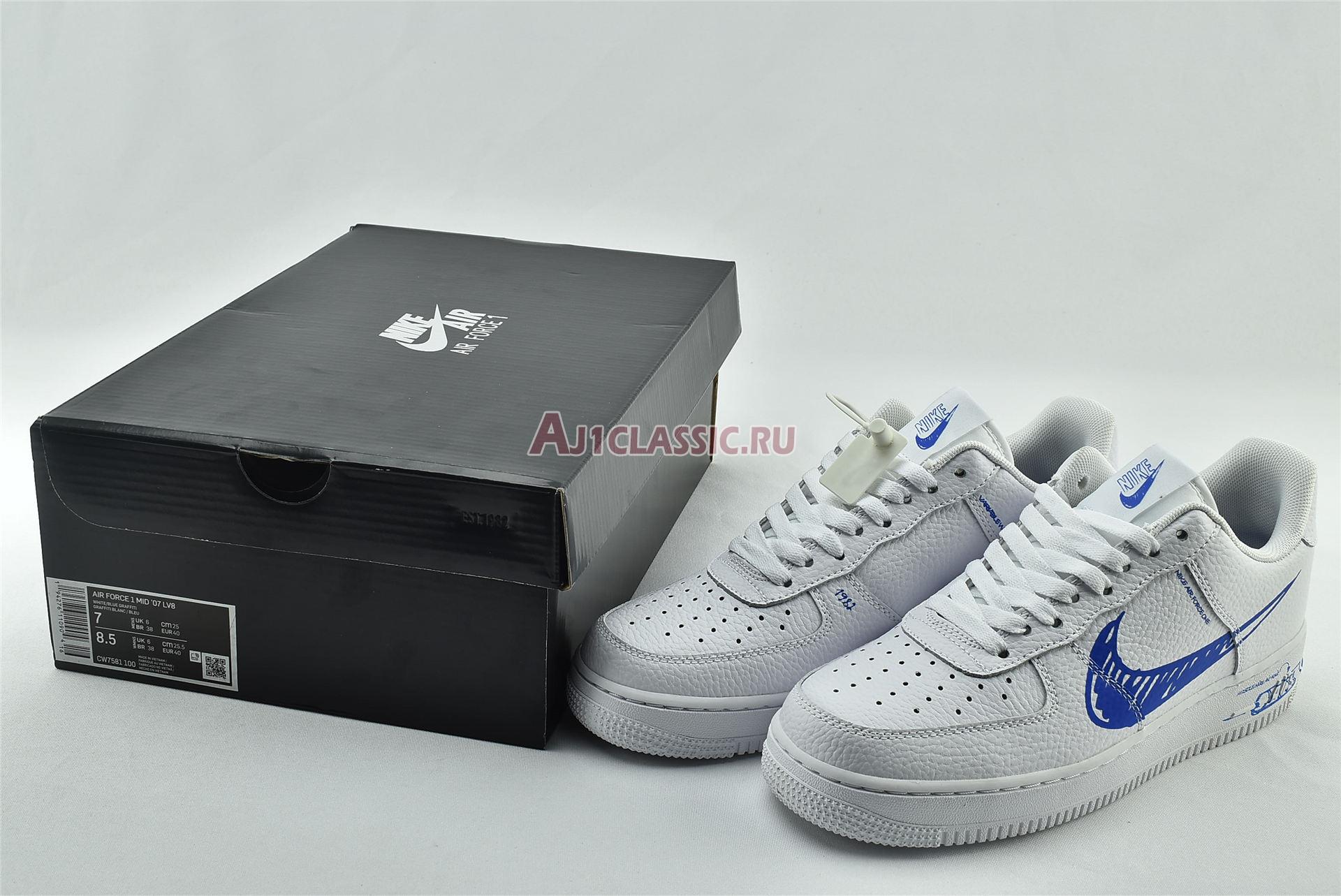 New Nike Air Force 1 Low "Sketch" CW7581-100 Shoes