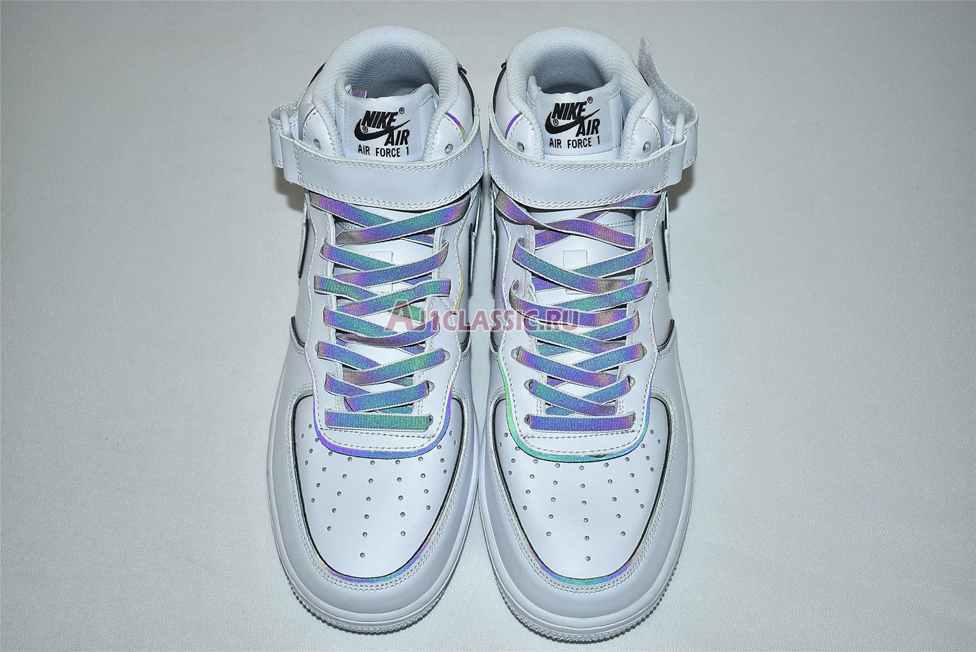 New Nike Air Force 1 High "Iridescent Trim" 388732-810 Shoes