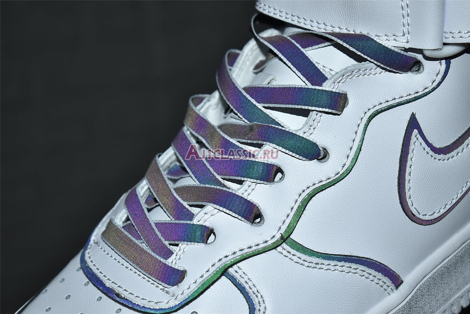 New Nike Air Force 1 High "Iridescent Trim" 388732-810 Shoes