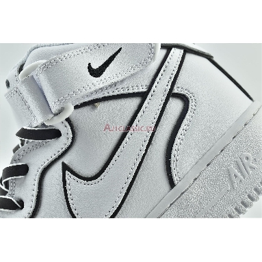 Nike Air Force 1 High Iridescent Trim 388732-810 White/White/Black Mens Womens Shoes