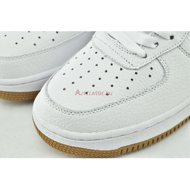 Nike Air Force 1 Low With Dual Heel Swooshes DH2947-100 White/Yellow/Black Sneakers