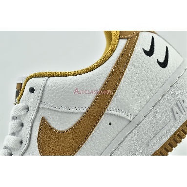 Nike Air Force 1 Low With Dual Heel Swooshes DH2947-100 White/Yellow/Black Mens Womens Shoes