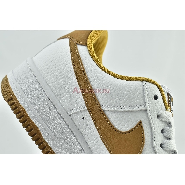 Nike Air Force 1 Low With Dual Heel Swooshes DH2947-100 White/Yellow/Black Mens Womens Shoes