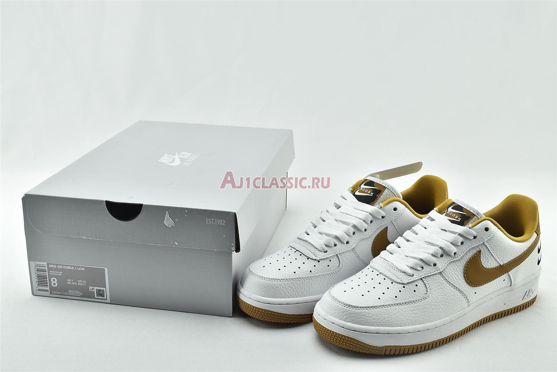 New Nike Air Force 1 Low "With Dual Heel Swooshes" DH2947-100 Shoes