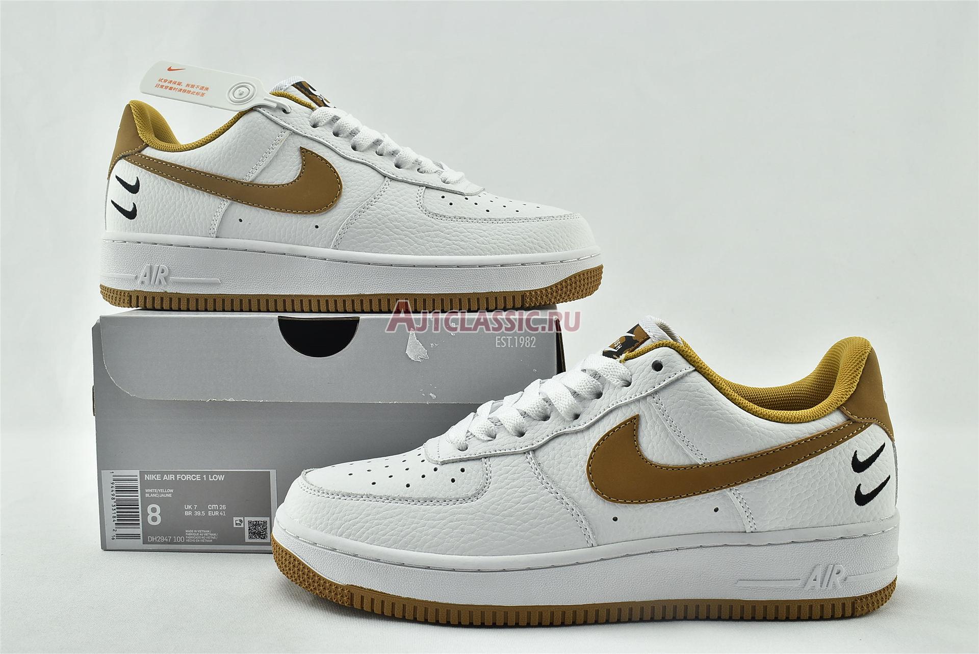 New Nike Air Force 1 Low "With Dual Heel Swooshes" DH2947-100 Shoes