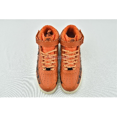 Nike Air Force 1 High Orange Skeleton CU8067-801 Brilliant Orange/Black-Brilliant Orange Mens Womens Shoes