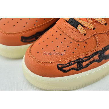 Nike Air Force 1 High Orange Skeleton CU8067-801 Brilliant Orange/Black-Brilliant Orange Mens Womens Shoes