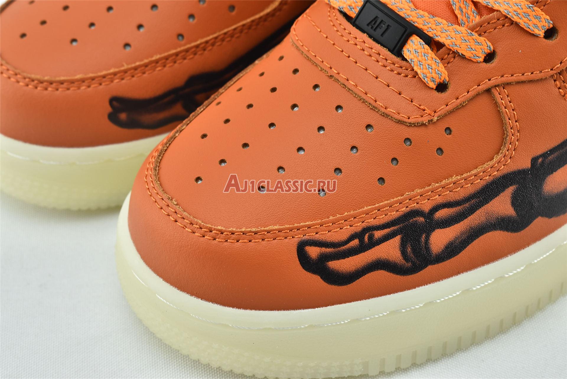 New Nike Air Force 1 High "Orange Skeleton" CU8067-801 Shoes