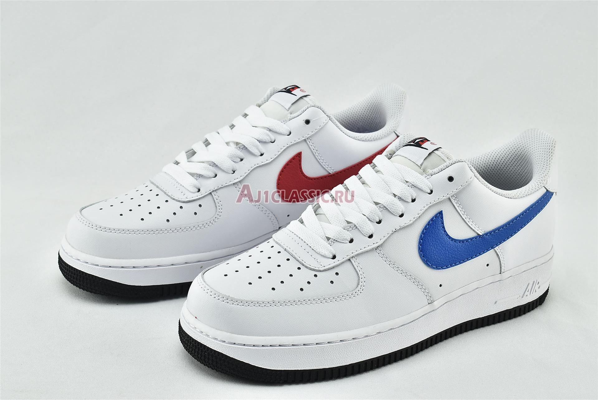 New Nike Air Force 1 07 Low "Mismatched Swooshes - White" CT2816-100 Shoes