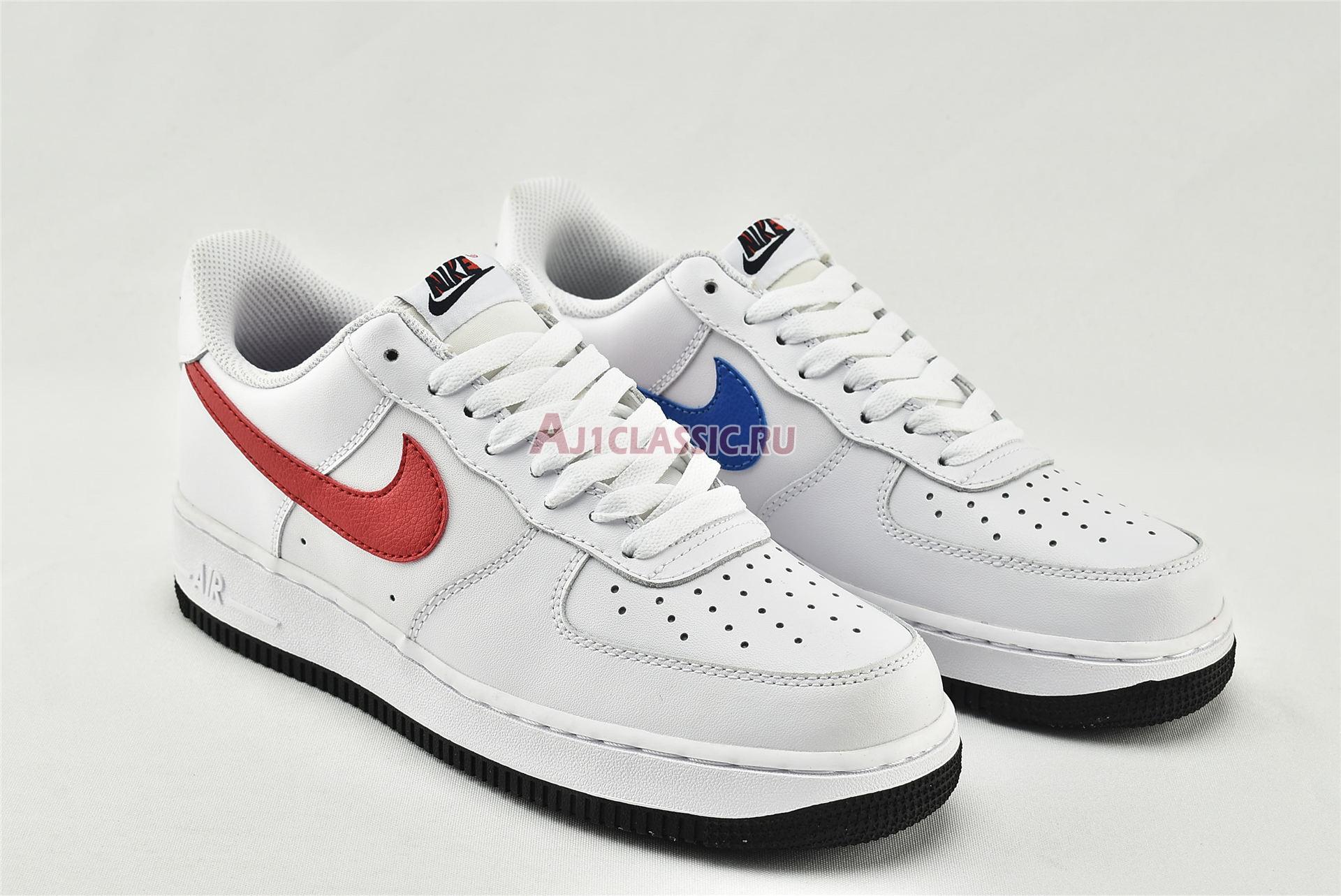 New Nike Air Force 1 07 Low "Mismatched Swooshes - White" CT2816-100 Shoes