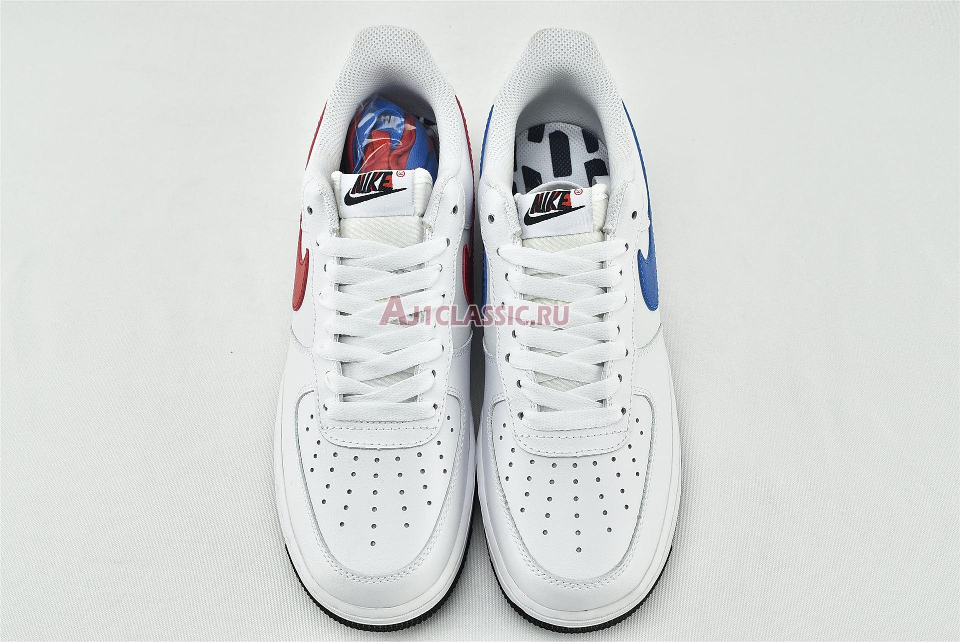 Nike Air Force 1 07 Low "Mismatched Swooshes - White" CT2816-100