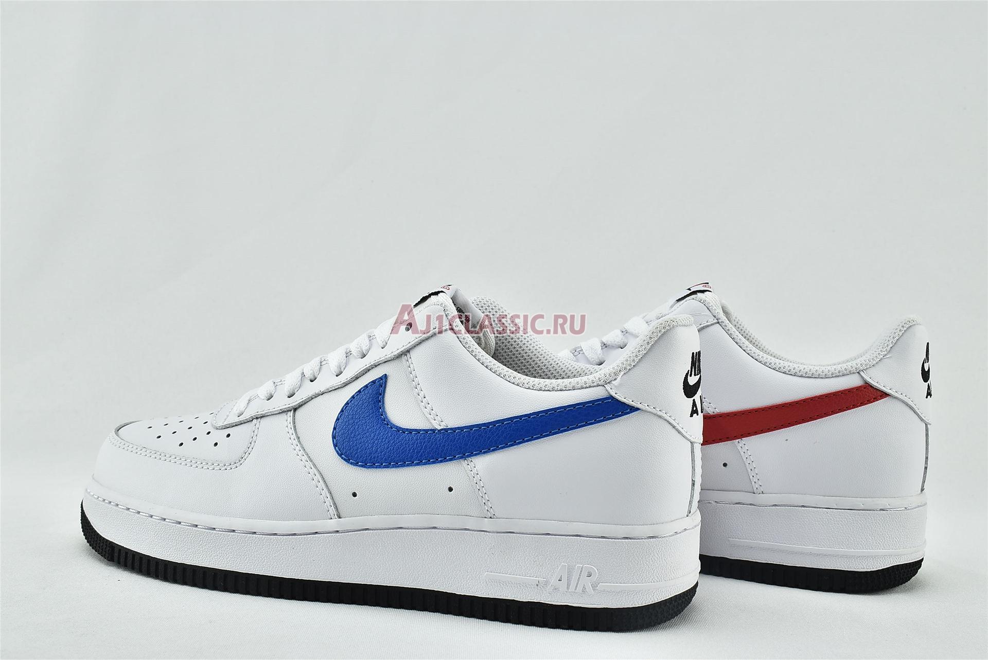 New Nike Air Force 1 07 Low "Mismatched Swooshes - White" CT2816-100 Shoes