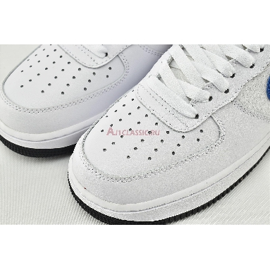 Nike Air Force 1 07 Low Mismatched Swooshes - White CT2816-100 White/University Red-Photo Blue-Black Mens Womens Shoes