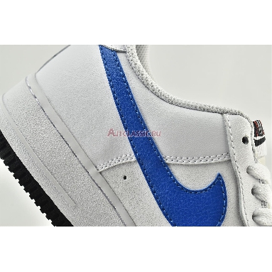 Nike Air Force 1 07 Low Mismatched Swooshes - White CT2816-100 White/University Red-Photo Blue-Black Mens Womens Shoes