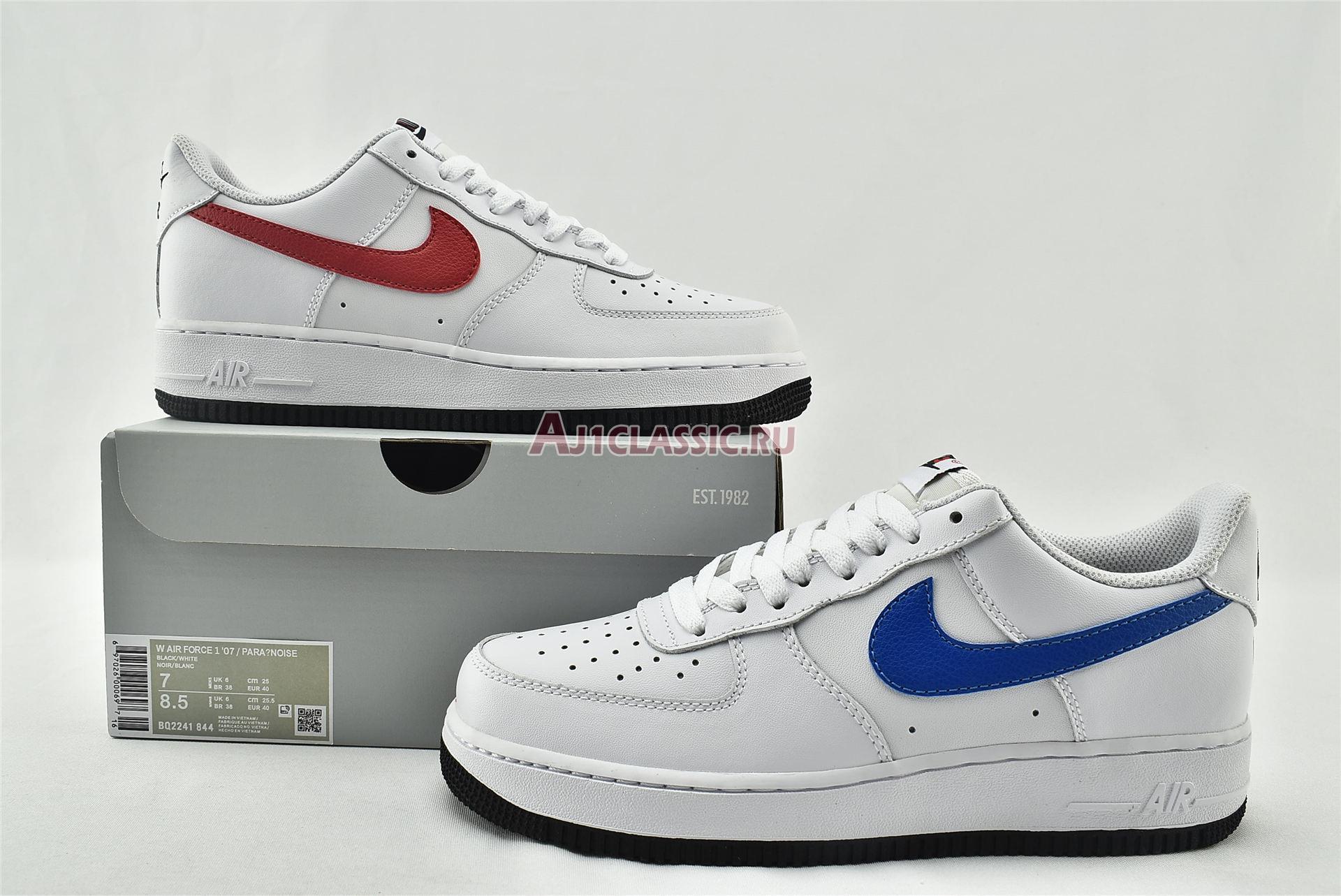 New Nike Air Force 1 07 Low "Mismatched Swooshes - White" CT2816-100 Shoes