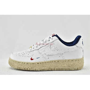 Kith x Nike Air Force 1 Low France CZ7927-100 White/Red/Blue Mens Womens Shoes