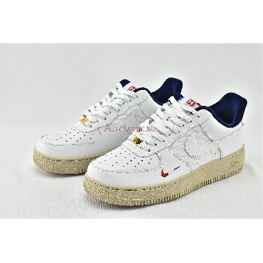 Kith x Nike Air Force 1 Low France CZ7927-100 White/Red/Blue Mens Womens Shoes