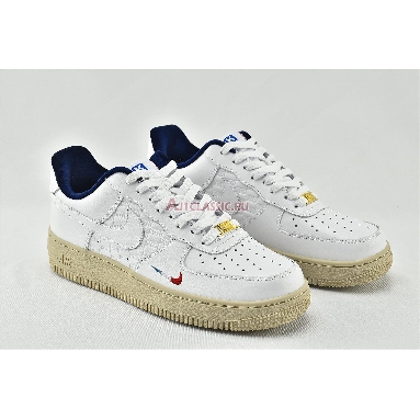 Kith x Nike Air Force 1 Low France CZ7927-100 White/Red/Blue Mens Womens Shoes