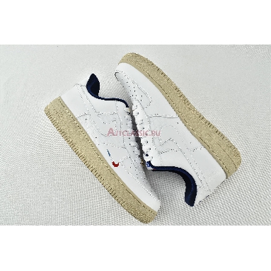 Kith x Nike Air Force 1 Low France CZ7927-100 White/Red/Blue Mens Womens Shoes