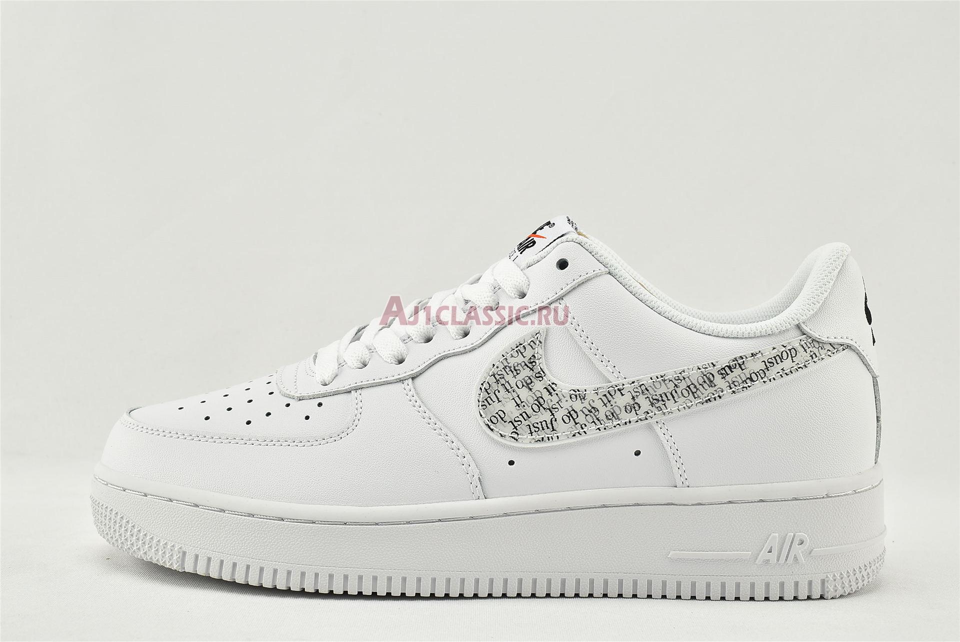 New Nike Air Force 1 07 LV8 "Just Do It" BQ5361-100 Shoes