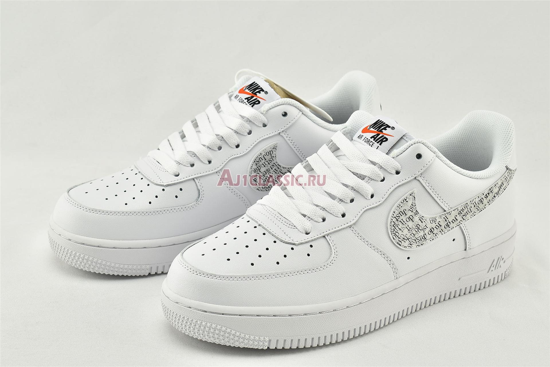 New Nike Air Force 1 07 LV8 "Just Do It" BQ5361-100 Shoes