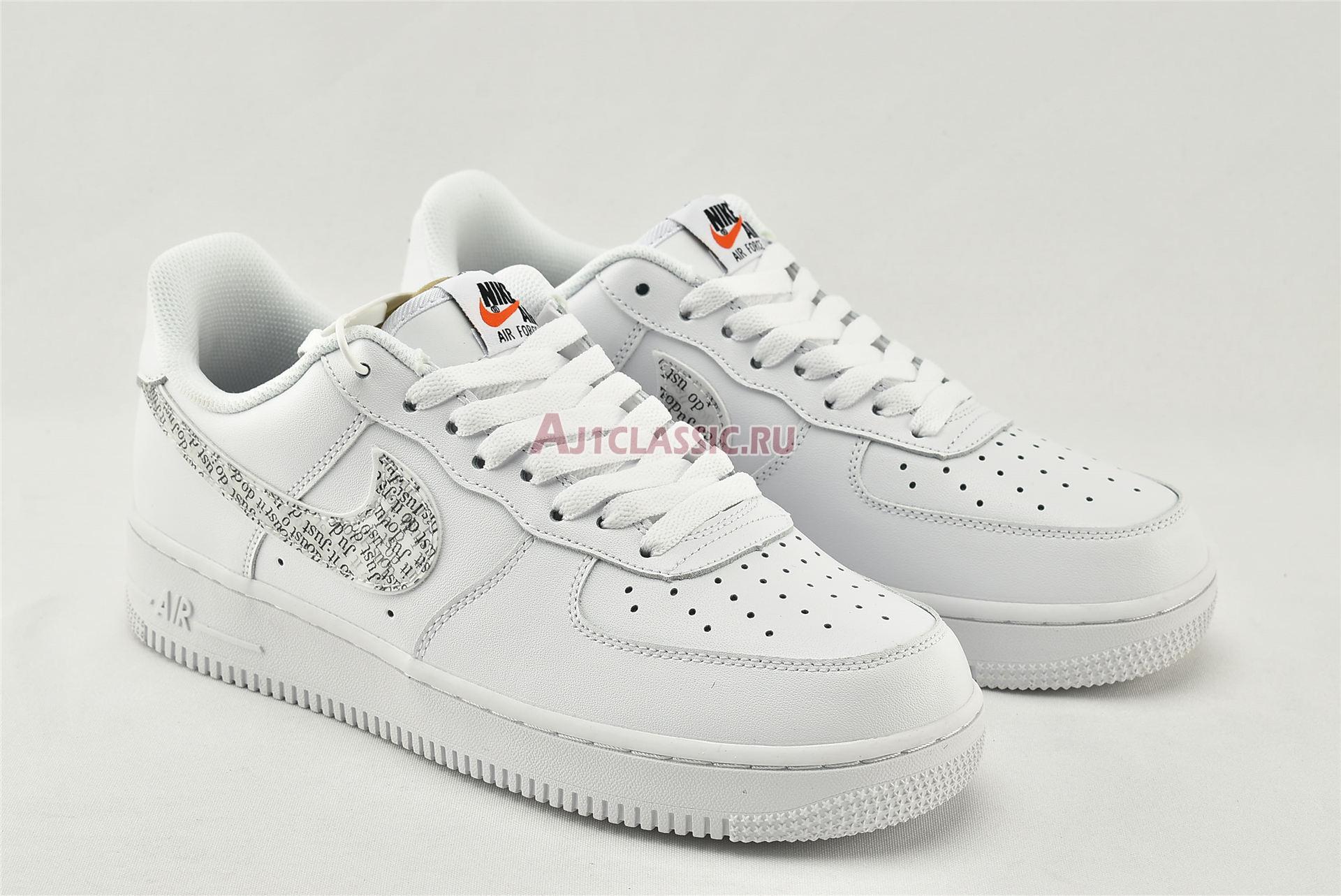 New Nike Air Force 1 07 LV8 "Just Do It" BQ5361-100 Shoes