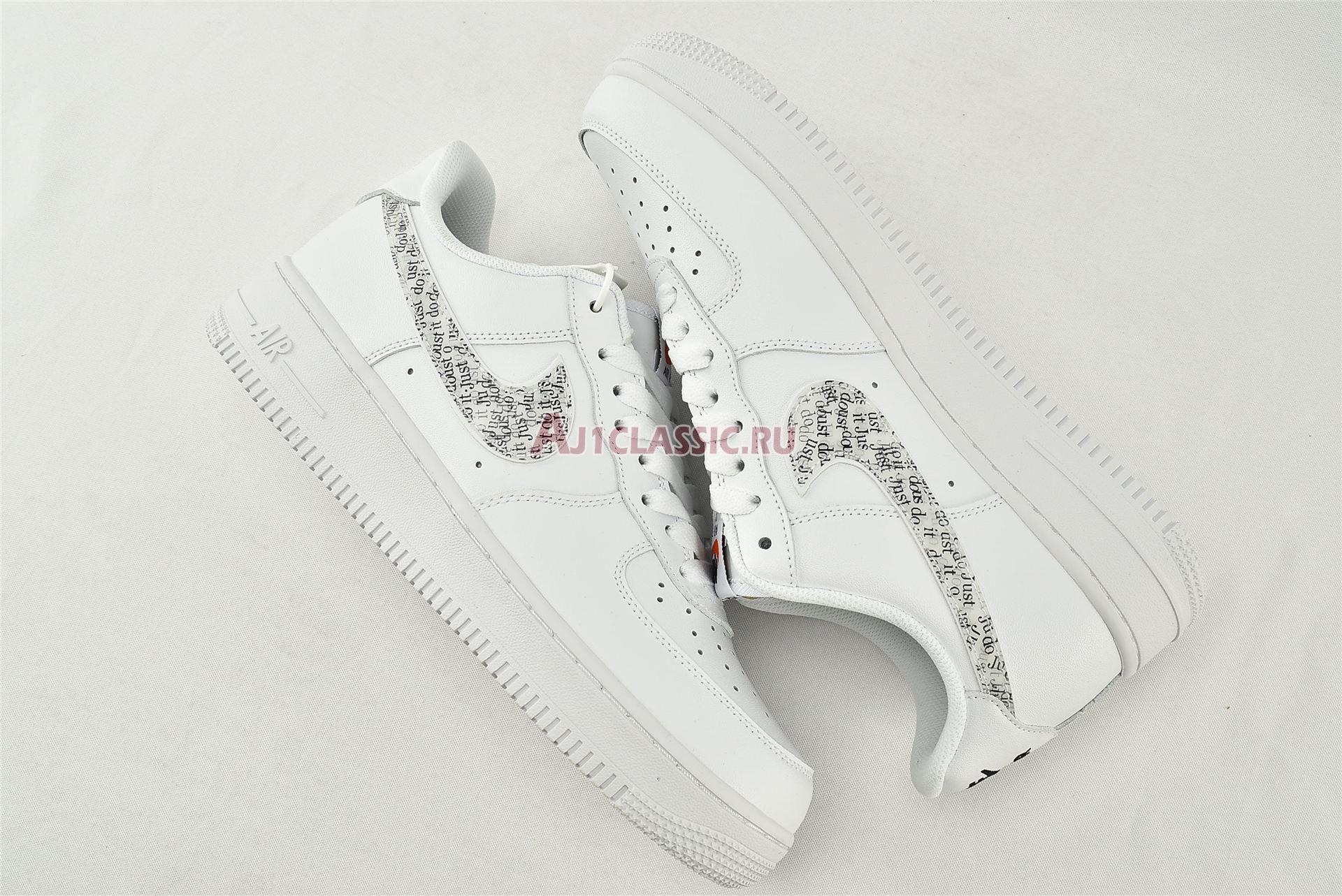 New Nike Air Force 1 07 LV8 "Just Do It" BQ5361-100 Shoes