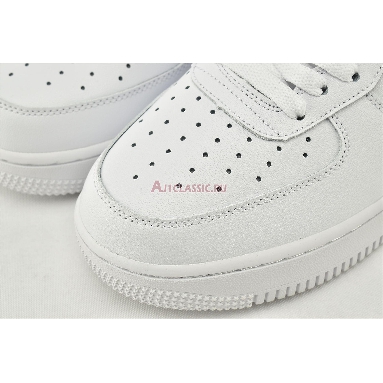 Nike Air Force 1 07 LV8 Just Do It BQ5361-100 White/White-Black-Total Orange Mens Womens Shoes