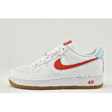 Nike Air Force 1 Low White Chile Red DA4660-101 White/Chile Red/Glacier Ice Mens Womens Shoes