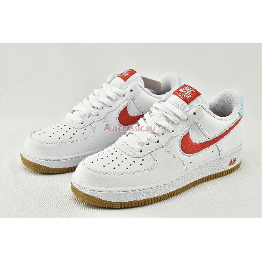 Nike Air Force 1 Low White Chile Red DA4660-101 White/Chile Red/Glacier Ice Mens Womens Shoes