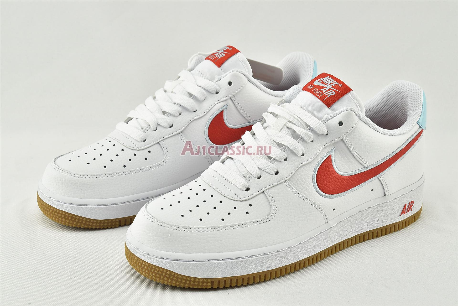 New Nike Air Force 1 Low "White Chile Red" DA4660-101 Shoes