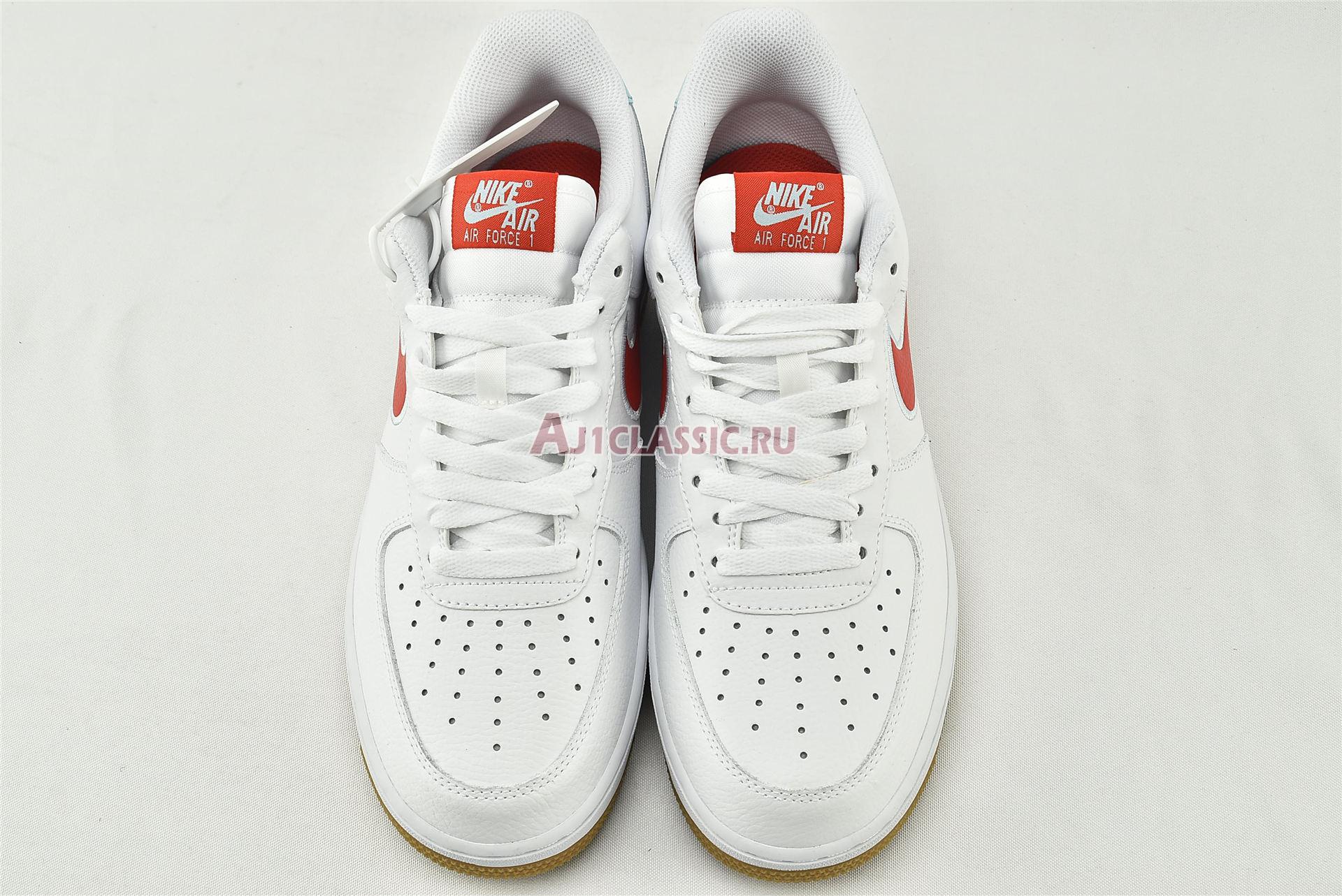 New Nike Air Force 1 Low "White Chile Red" DA4660-101 Shoes