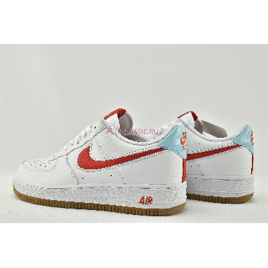 Nike Air Force 1 Low White Chile Red DA4660-101 White/Chile Red/Glacier Ice Mens Womens Shoes