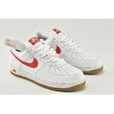 Nike Air Force 1 Low White Chile Red DA4660-101 White/Chile Red/Glacier Ice Mens Womens Shoes