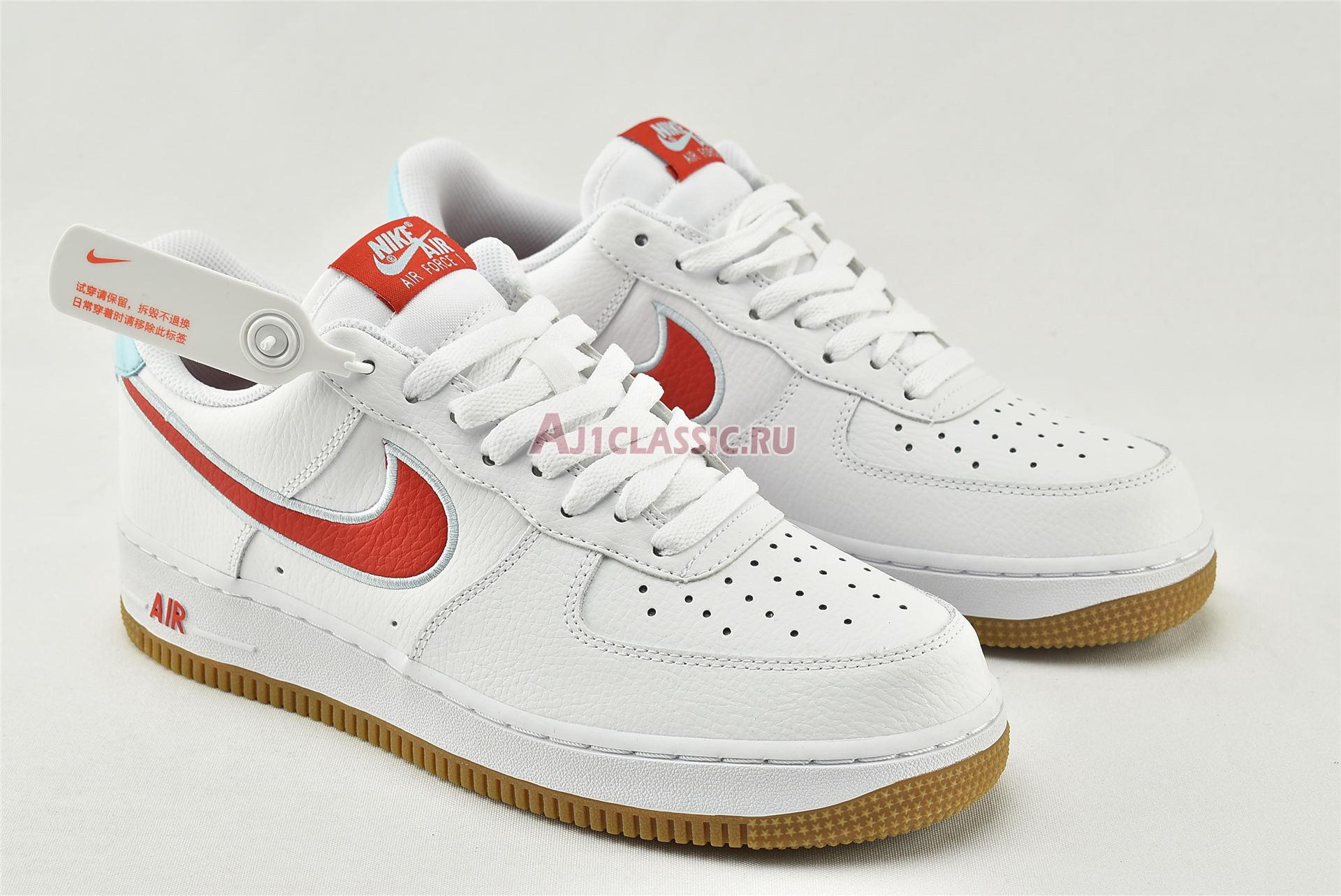 New Nike Air Force 1 Low "White Chile Red" DA4660-101 Shoes