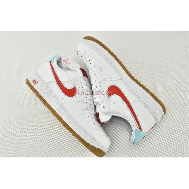 Nike Air Force 1 Low White Chile Red DA4660-101 White/Chile Red/Glacier Ice Mens Womens Shoes