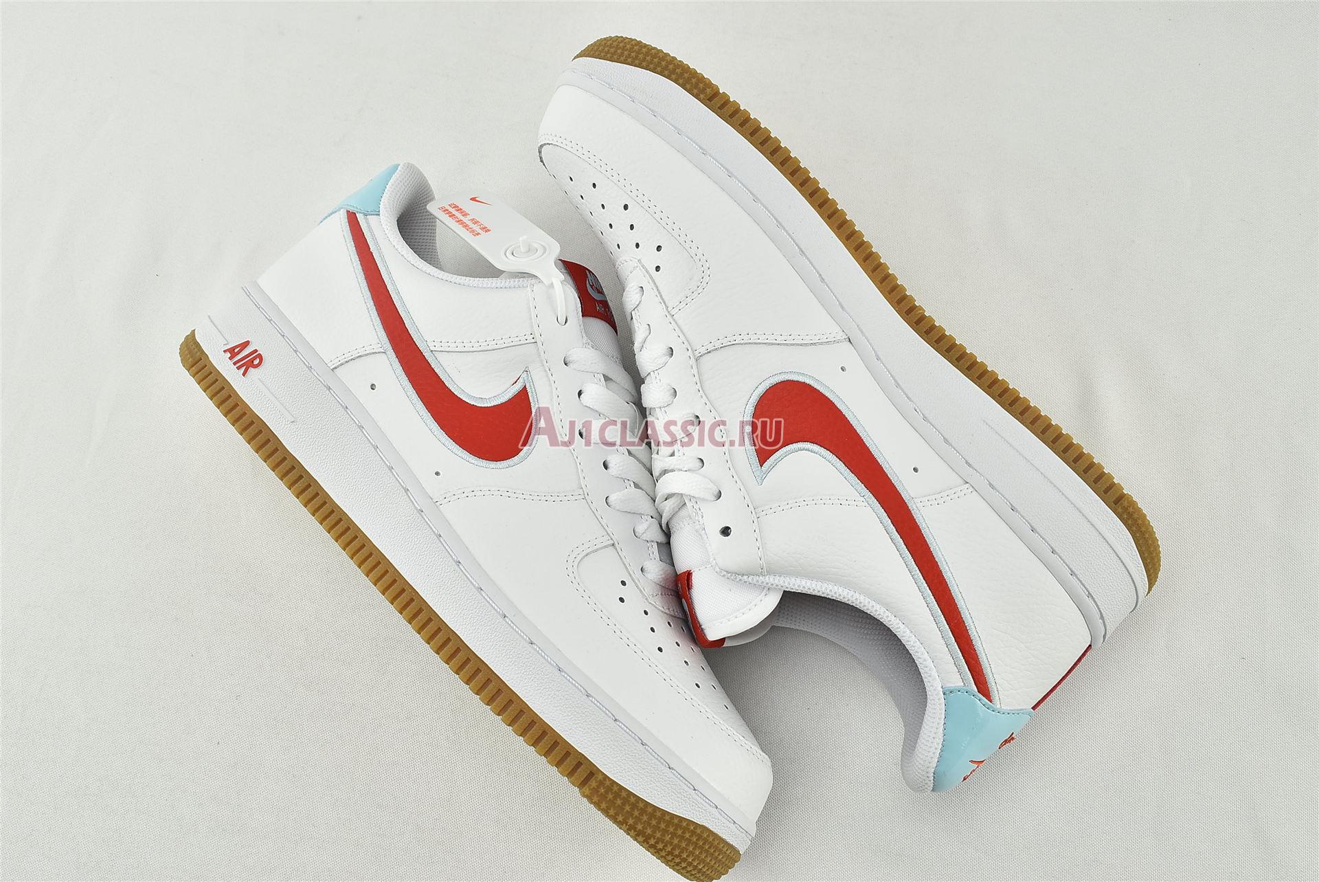 New Nike Air Force 1 Low "White Chile Red" DA4660-101 Shoes