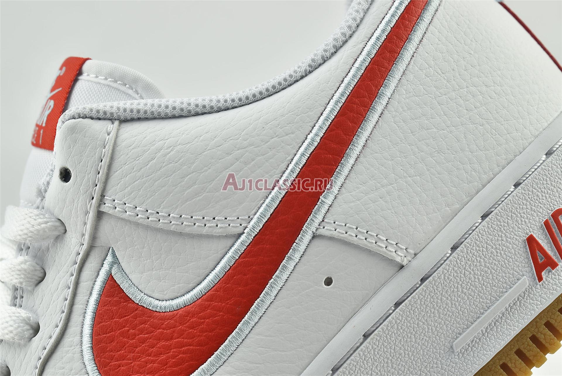 New Nike Air Force 1 Low "White Chile Red" DA4660-101 Shoes