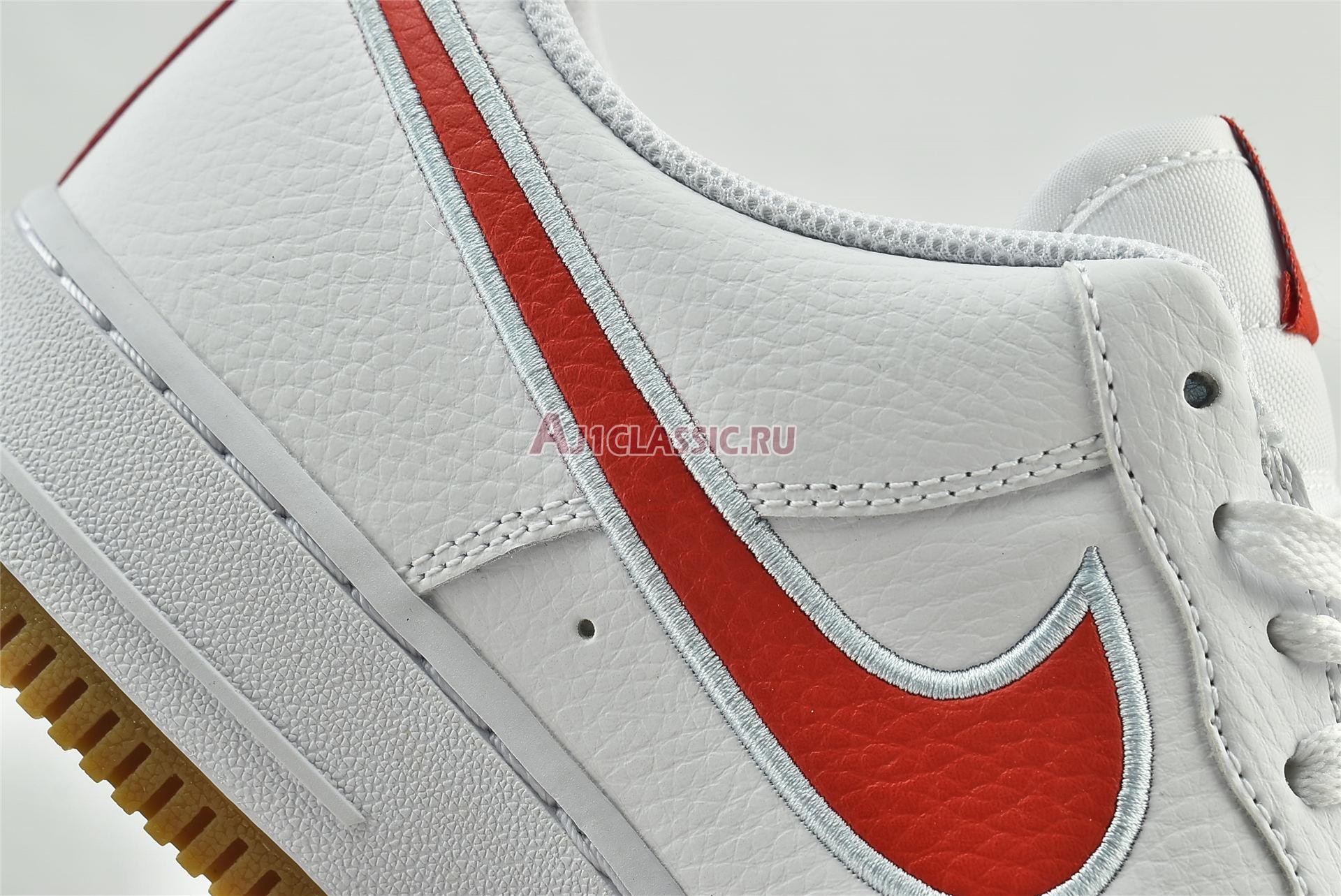 New Nike Air Force 1 Low "White Chile Red" DA4660-101 Shoes