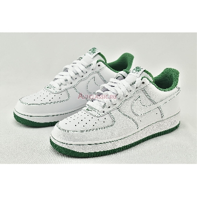 Nike Air Force 1 07 Contrast Stitch - White Pine Green CV1724-103 White/White/Pine Green Mens Womens Shoes