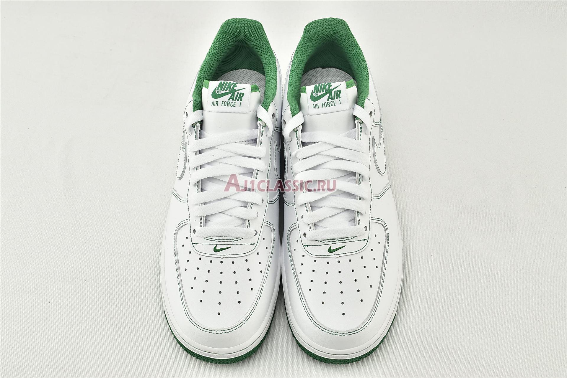 New Nike Air Force 1 07 "Contrast Stitch - White Pine Green" CV1724-103 Shoes