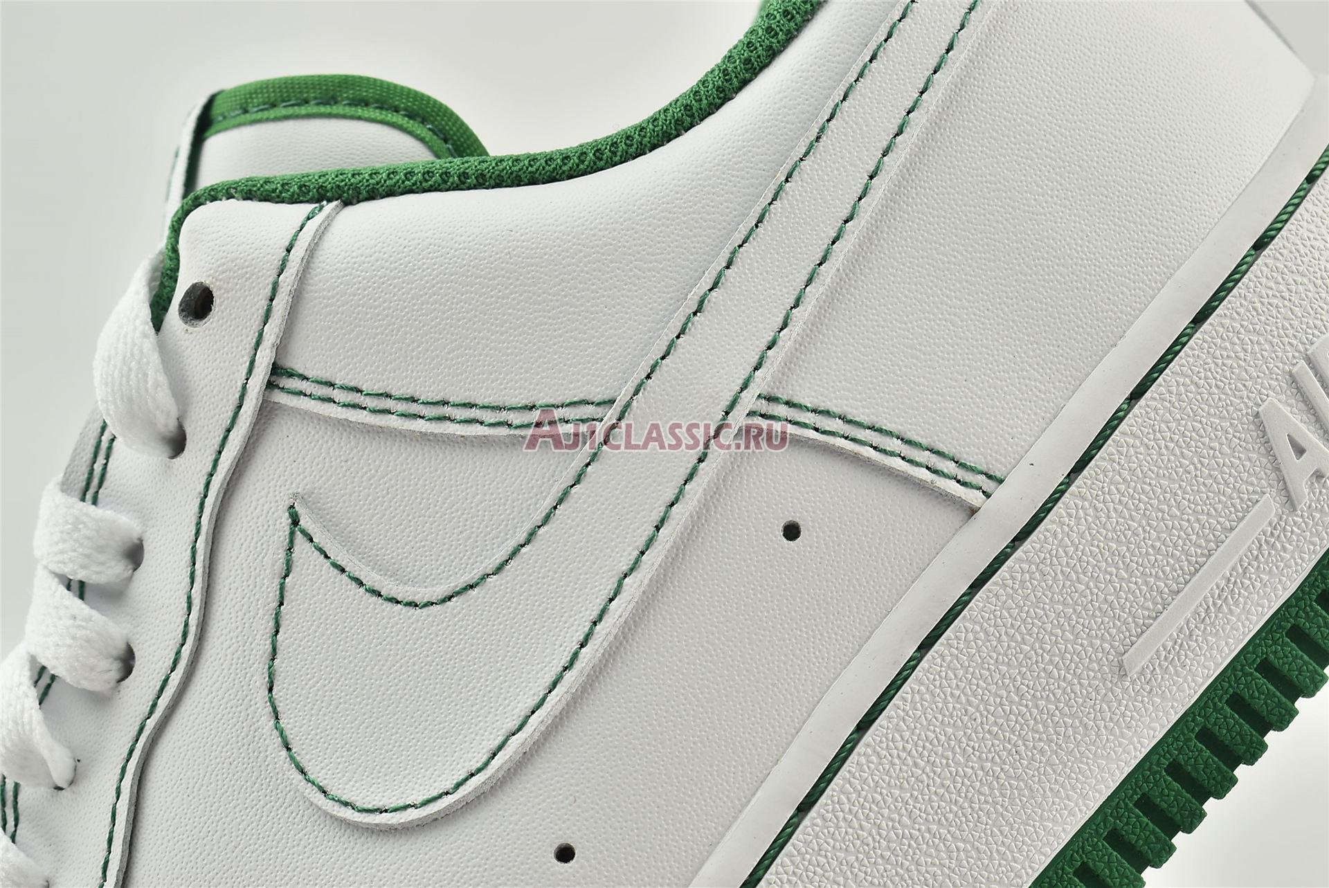 New Nike Air Force 1 07 "Contrast Stitch - White Pine Green" CV1724-103 Shoes