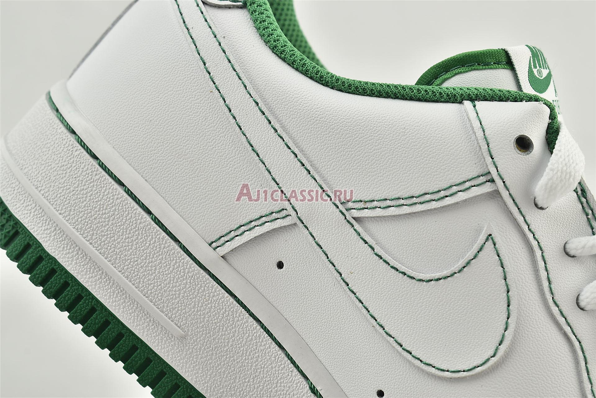 New Nike Air Force 1 07 "Contrast Stitch - White Pine Green" CV1724-103 Shoes