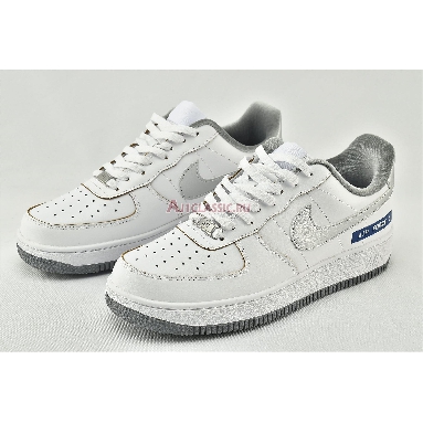 Nike Air Force 1 Low Label Maker DC5209-100 White/Silver/Blue Mens Womens Shoes