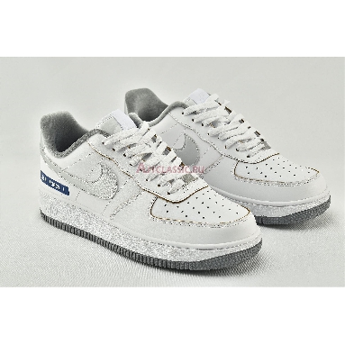 Nike Air Force 1 Low Label Maker DC5209-100 White/Silver/Blue Mens Womens Shoes