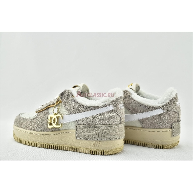 Nike Wmns Air Force 1 Shadow Wild DC5270-016 Enigma Stone/Oatmeal/Light Bone/White Mens Womens Shoes