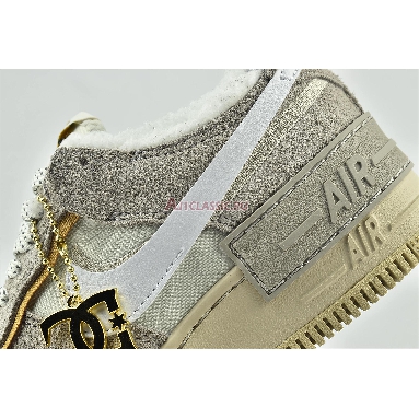 Nike Wmns Air Force 1 Shadow Wild DC5270-016 Enigma Stone/Oatmeal/Light Bone/White Mens Womens Shoes